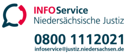 Telefonnummer des Infoservice der Niedersächsischen Justiz